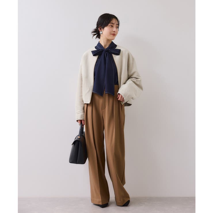 合皮パイピングキルトアソートブルゾン | VIS  | 詳細画像12 