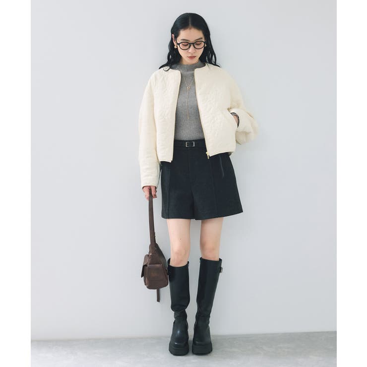 合皮パイピングキルトアソートブルゾン | VIS  | 詳細画像32 