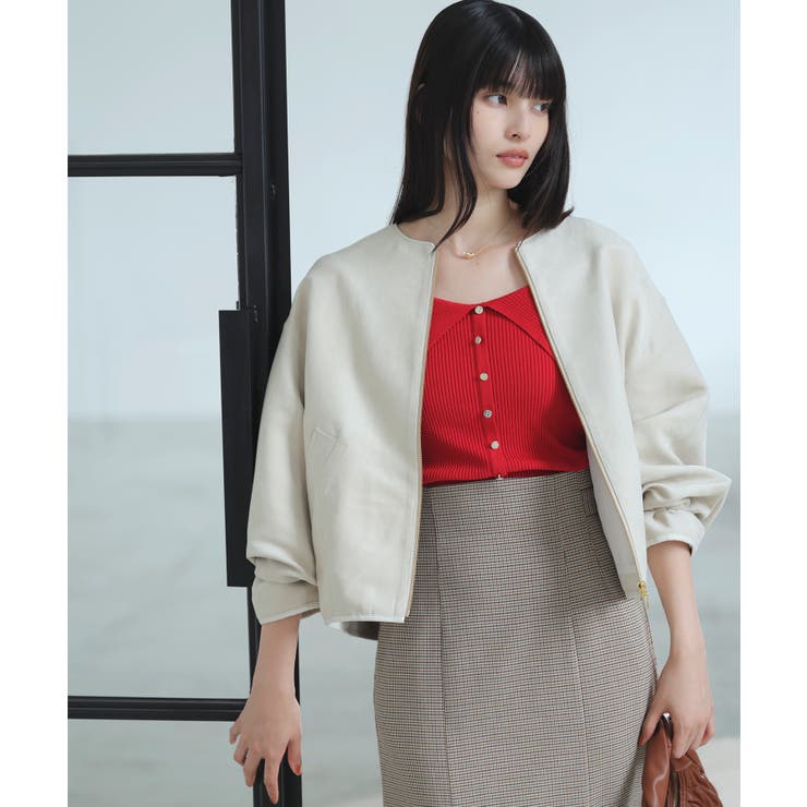 合皮パイピングキルトアソートブルゾン | VIS  | 詳細画像44 