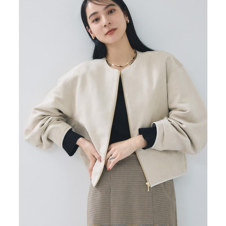 合皮パイピングキルトアソートブルゾン | VIS  | 詳細画像49 