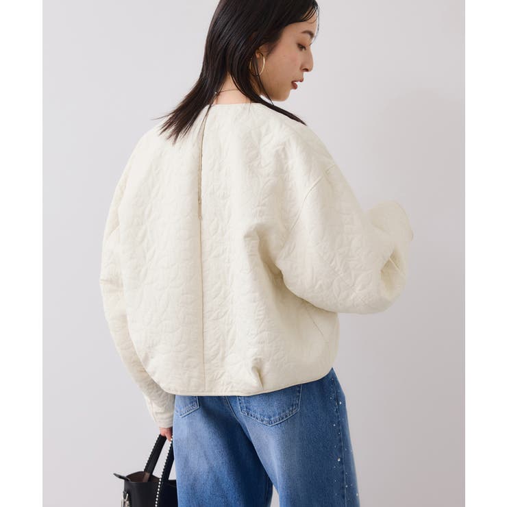 合皮パイピングキルトアソートブルゾン | VIS  | 詳細画像6 