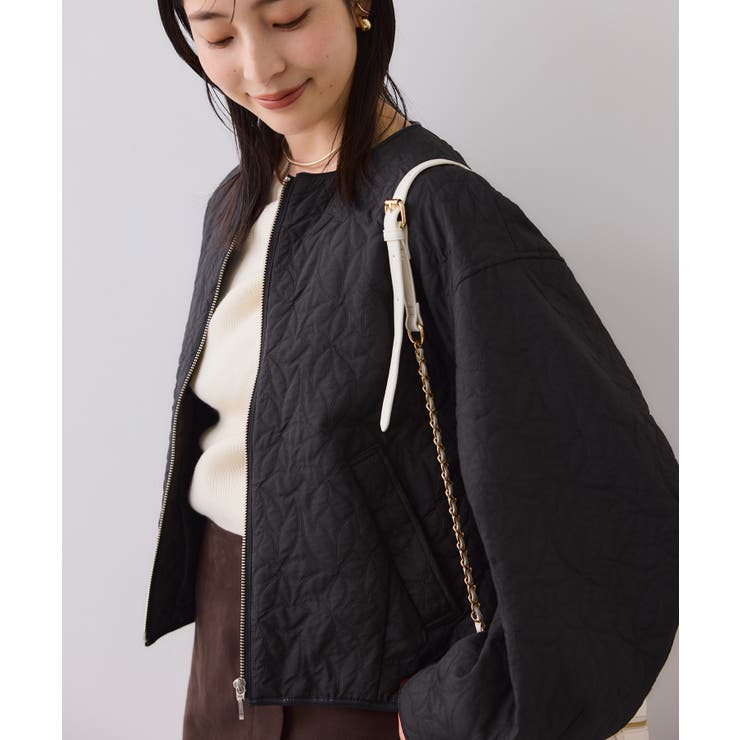 合皮パイピングキルトアソートブルゾン | VIS  | 詳細画像9 