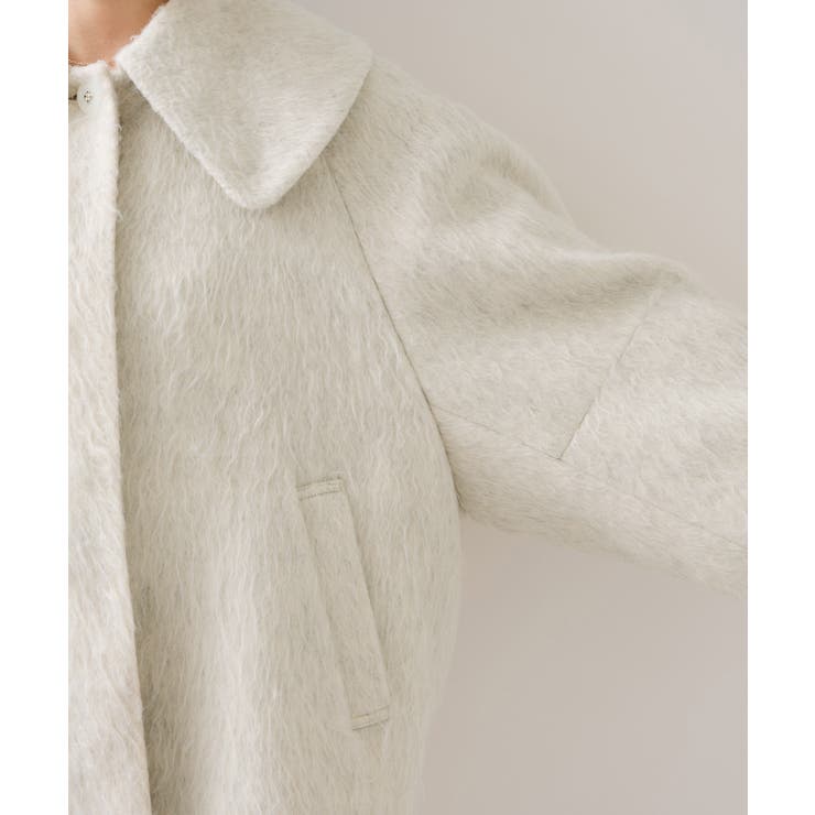 【アウター総選挙1位】ビッグカラーモモンガシャギーショートコート | VIS  | 詳細画像38 