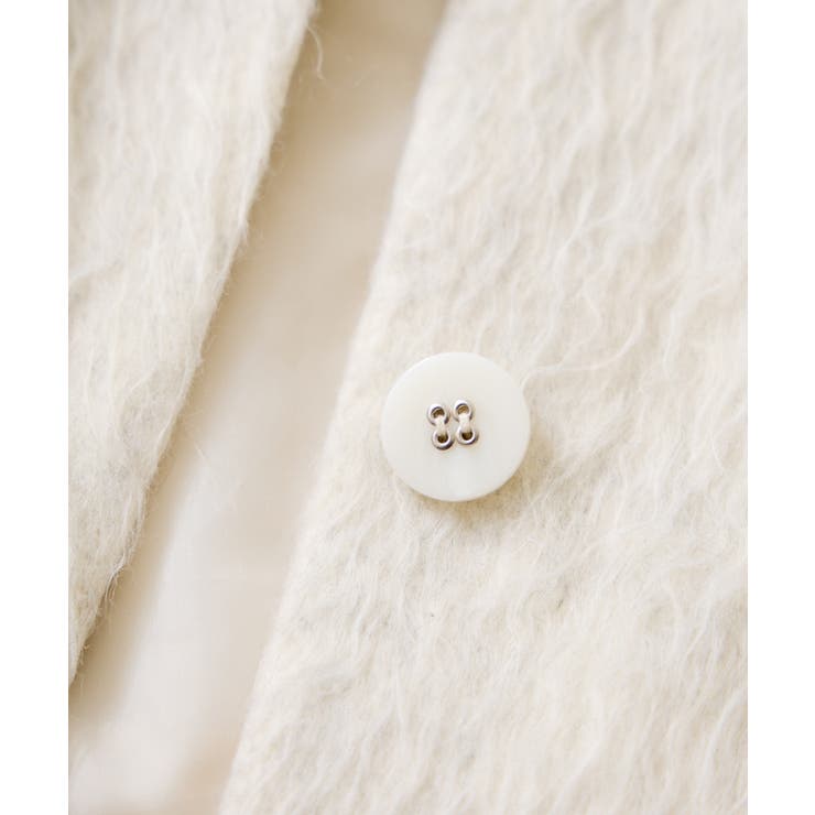 【アウター総選挙1位】ビッグカラーモモンガシャギーショートコート | VIS  | 詳細画像44 