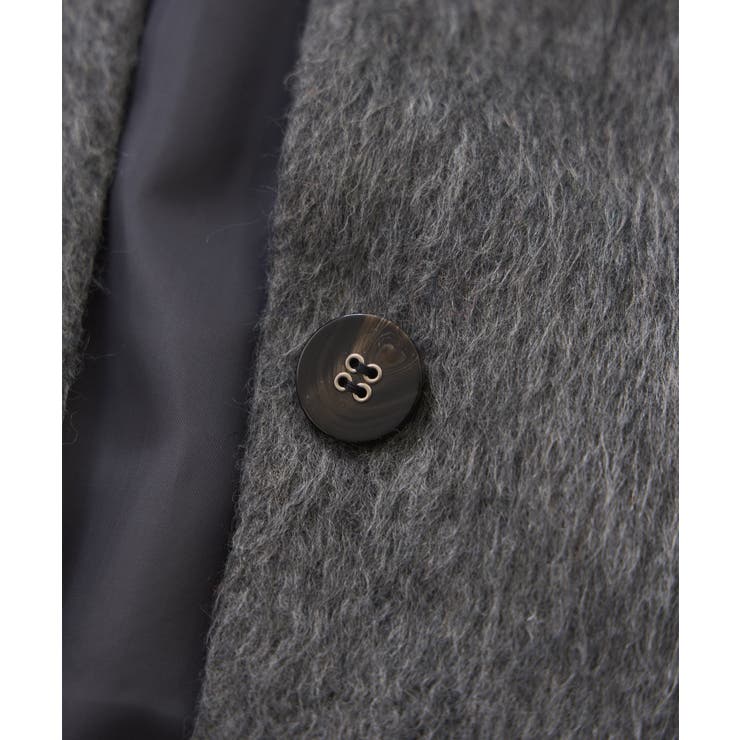 【アウター総選挙1位】ビッグカラーモモンガシャギーショートコート | VIS  | 詳細画像45 