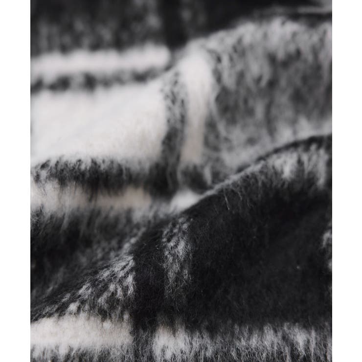 アウター総選挙1位】ビッグカラーモモンガシャギーショートコート[品番