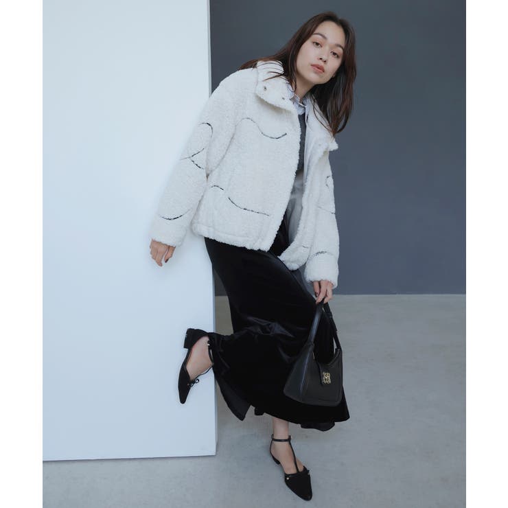 ジャガードボアブルゾン | VIS  | 詳細画像11 