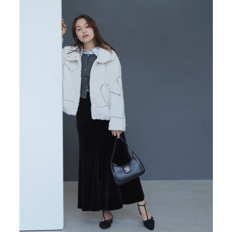 ジャガードボアブルゾン | VIS  | 詳細画像12 