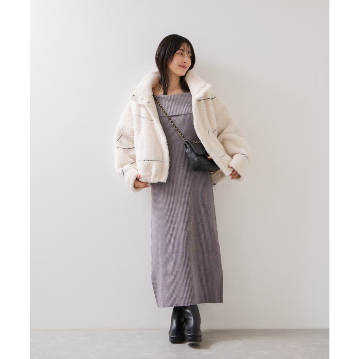 ジャガードボアブルゾン | VIS  | 詳細画像16 