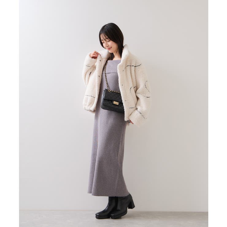 ジャガードボアブルゾン | VIS  | 詳細画像17 