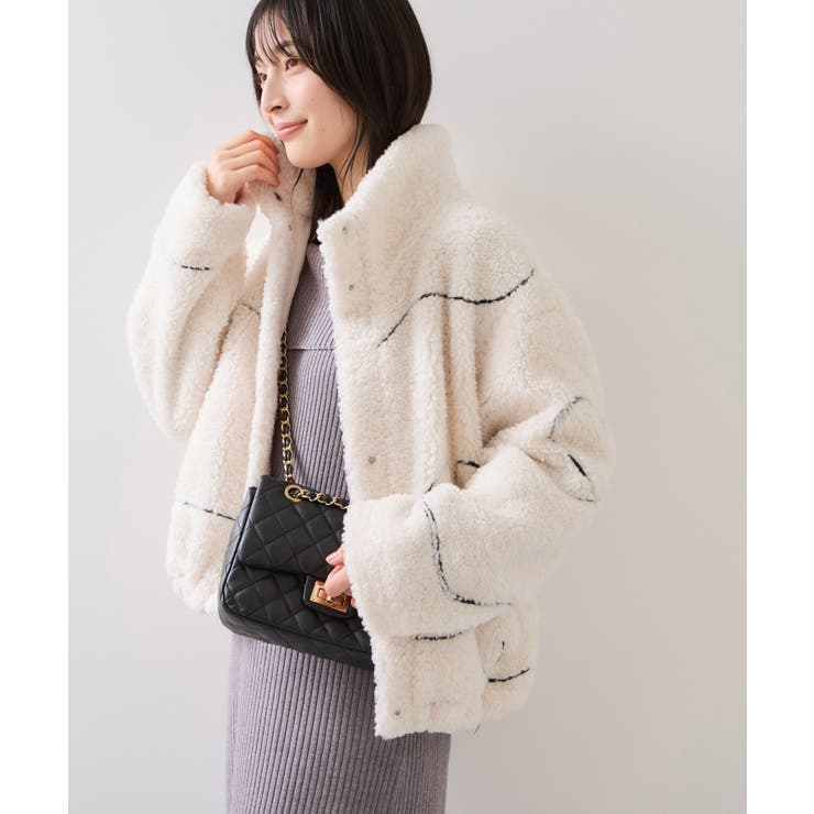 ジャガードボアブルゾン | VIS  | 詳細画像18 