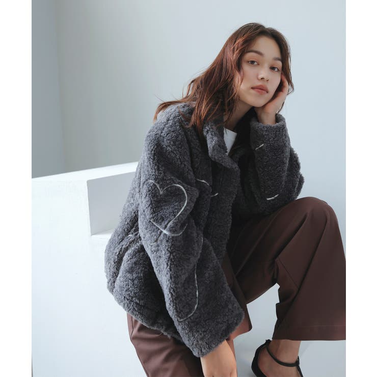 ジャガードボアブルゾン | VIS  | 詳細画像2 