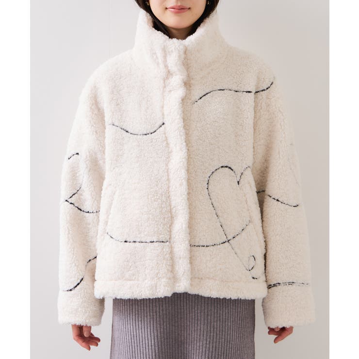 ジャガードボアブルゾン | VIS  | 詳細画像21 