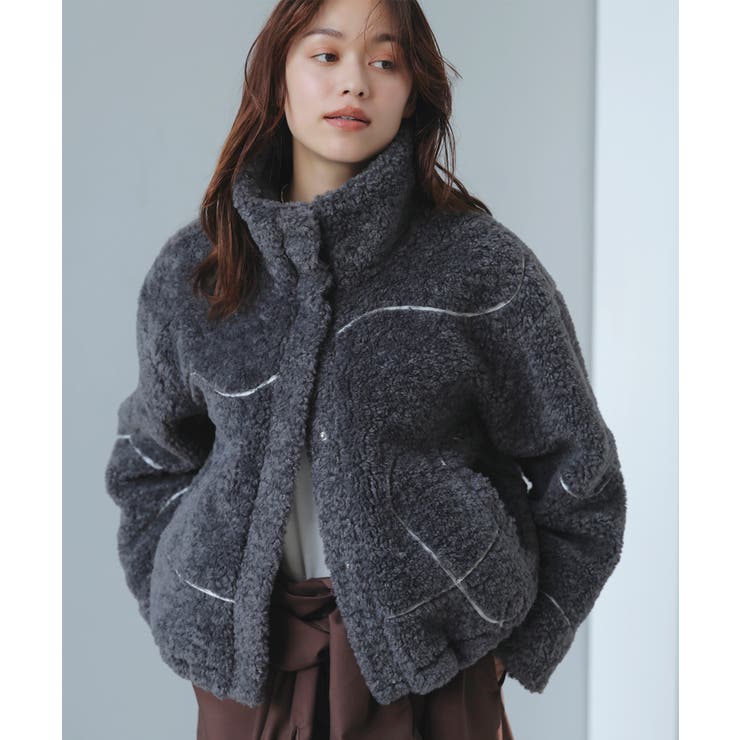 ジャガードボアブルゾン | VIS  | 詳細画像4 