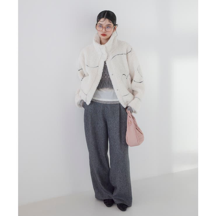 ジャガードボアブルゾン | VIS  | 詳細画像7 