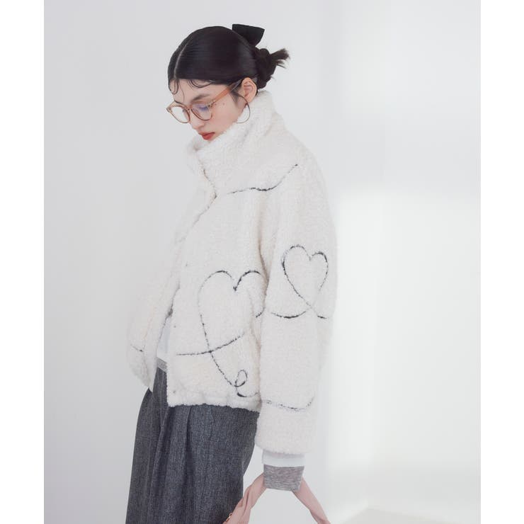 ジャガードボアブルゾン | VIS  | 詳細画像9 