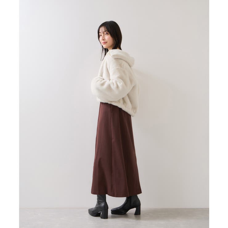 ブローチ付きアソートファーブルゾン | VIS  | 詳細画像13 