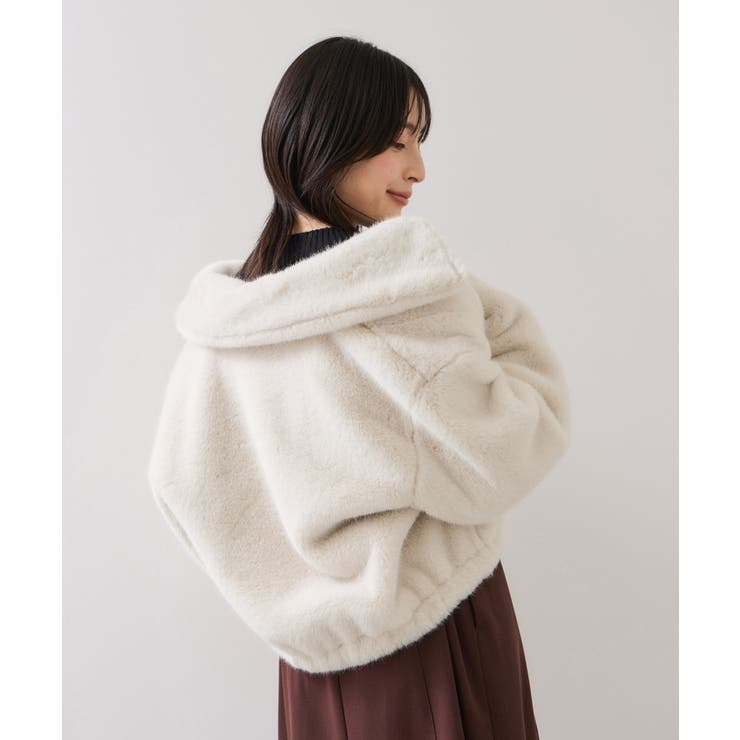 ブローチ付きアソートファーブルゾン | VIS  | 詳細画像15 