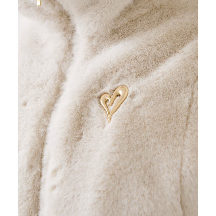 ブローチ付きアソートファーブルゾン | VIS  | 詳細画像23 