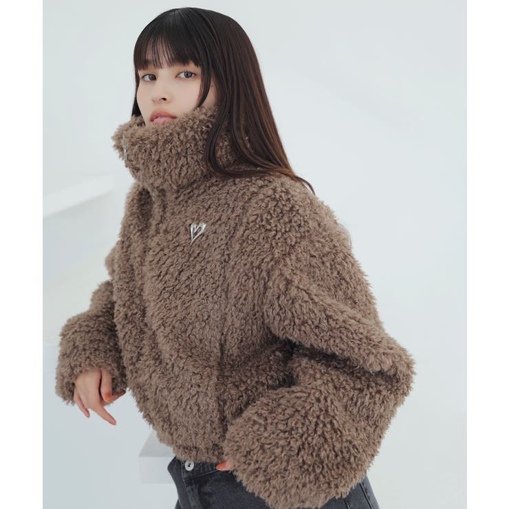 ブローチ付きアソートファーブルゾン | VIS  | 詳細画像6 