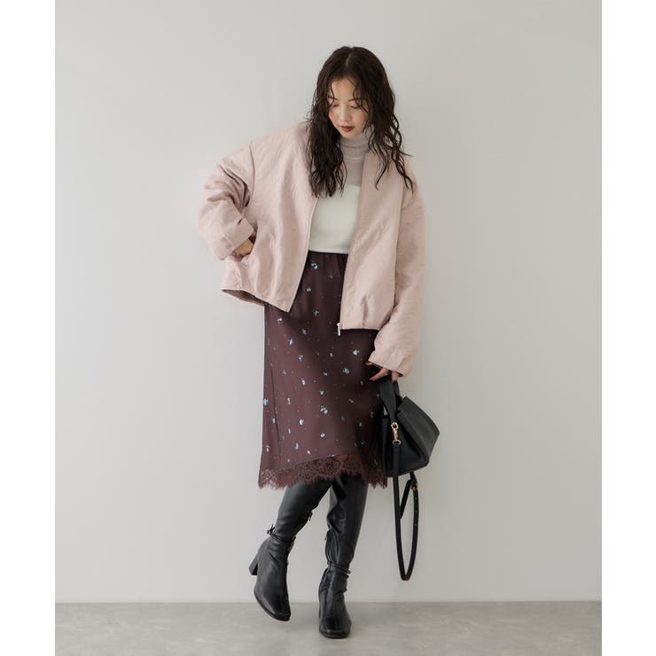 ジャガード刺繍ブルゾン | VIS  | 詳細画像3 