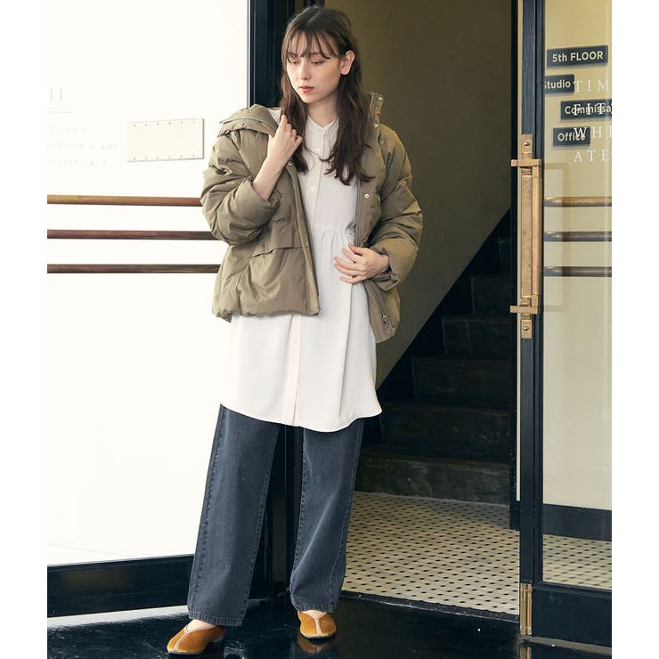 WEB限定】【Green Down】オーバーサイズショートダウン[品番