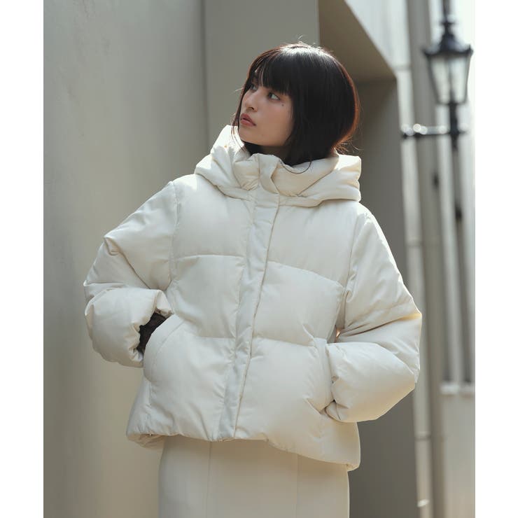 【アウター総選挙3位】フード取り外し可能軽量ダウンブルゾン/2WAY・撥水加工 | VIS  | 詳細画像1 