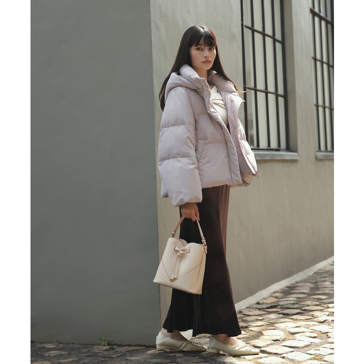 【アウター総選挙3位】フード取り外し可能軽量ダウンブルゾン/2WAY・撥水加工 | VIS  | 詳細画像11 