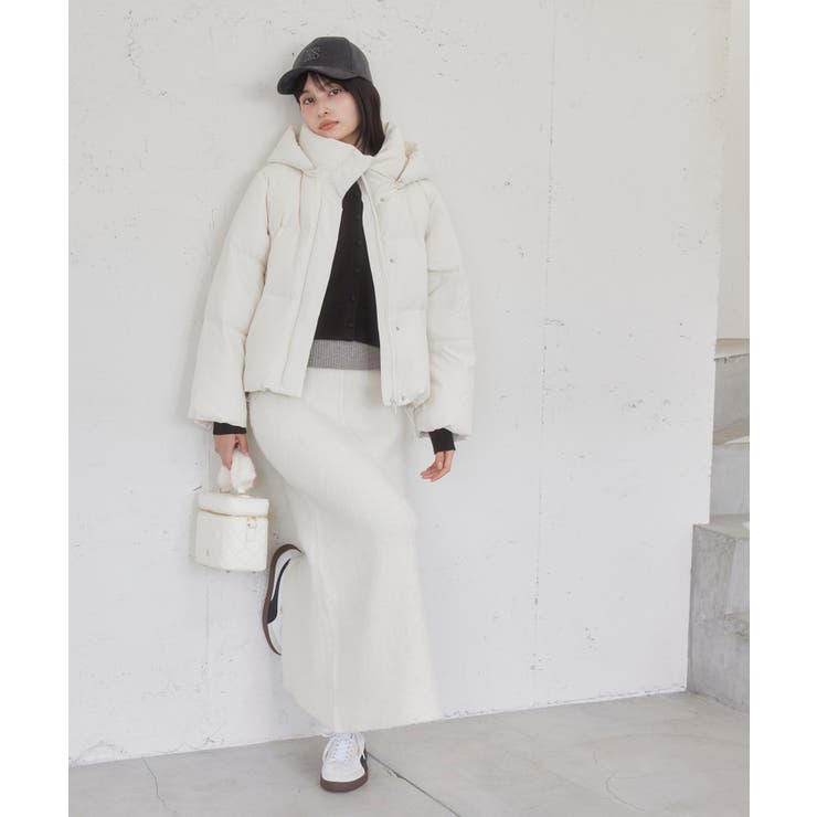 【アウター総選挙3位】フード取り外し可能軽量ダウンブルゾン/2WAY・撥水加工 | VIS  | 詳細画像13 