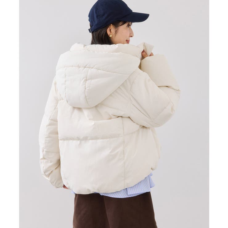 【アウター総選挙3位】フード取り外し可能軽量ダウンブルゾン/2WAY・撥水加工 | VIS  | 詳細画像23 