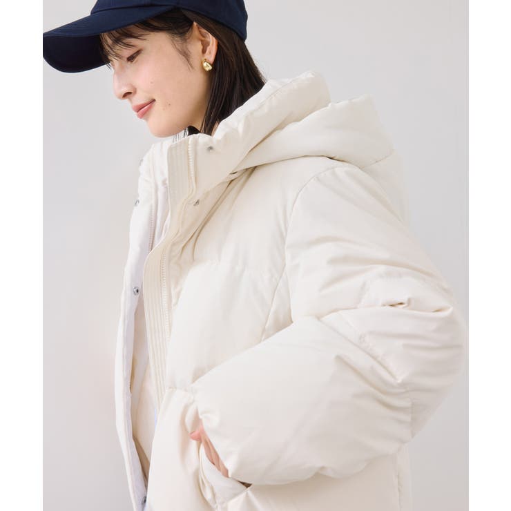 【アウター総選挙3位】フード取り外し可能軽量ダウンブルゾン/2WAY・撥水加工 | VIS  | 詳細画像24 