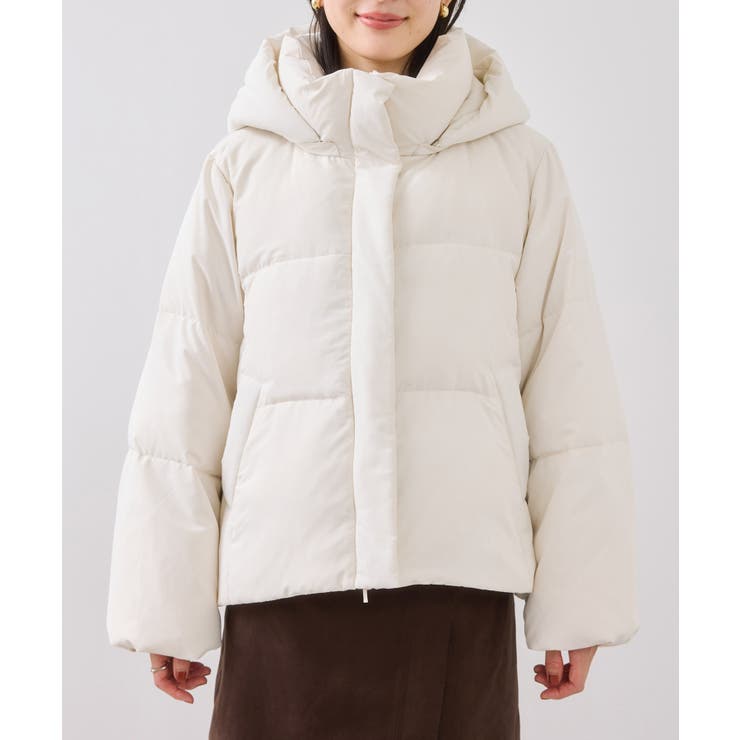 【アウター総選挙3位】フード取り外し可能軽量ダウンブルゾン/2WAY・撥水加工 | VIS  | 詳細画像27 