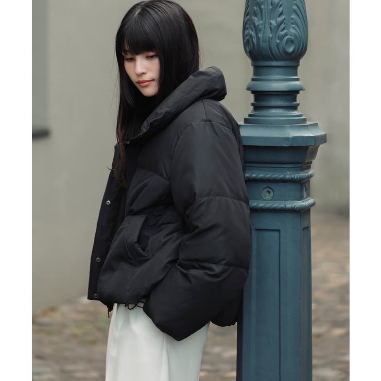 【アウター総選挙3位】フード取り外し可能軽量ダウンブルゾン/2WAY・撥水加工 | VIS  | 詳細画像3 