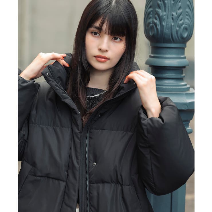 【アウター総選挙3位】フード取り外し可能軽量ダウンブルゾン/2WAY・撥水加工 | VIS  | 詳細画像4 