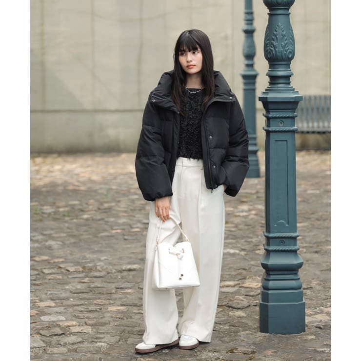 【アウター総選挙3位】フード取り外し可能軽量ダウンブルゾン/2WAY・撥水加工 | VIS  | 詳細画像6 