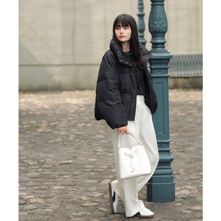 【アウター総選挙3位】フード取り外し可能軽量ダウンブルゾン/2WAY・撥水加工 | VIS  | 詳細画像7 