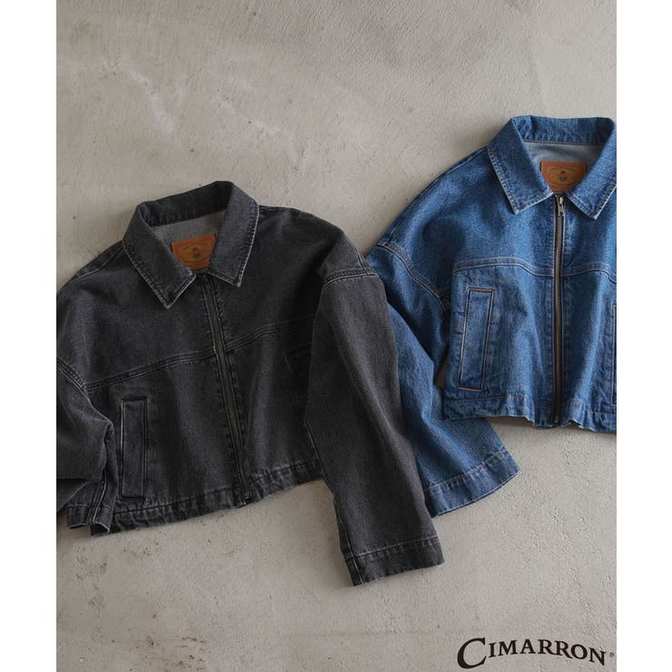 CIMARRON】VIS別注ショートフレアデニムジャケット[品番