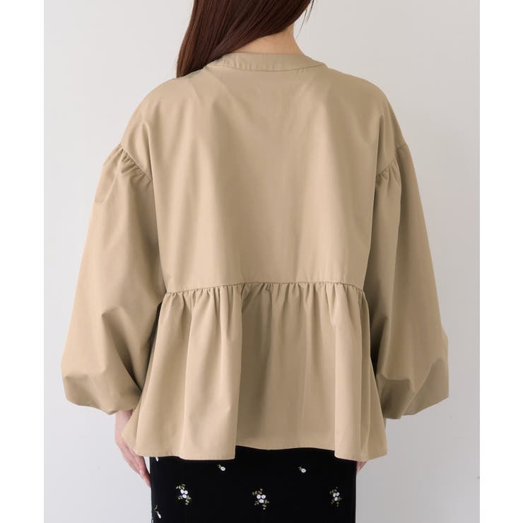 【WEB限定】バルーンスリーブペプラムブルゾン | VIS  | 詳細画像16 