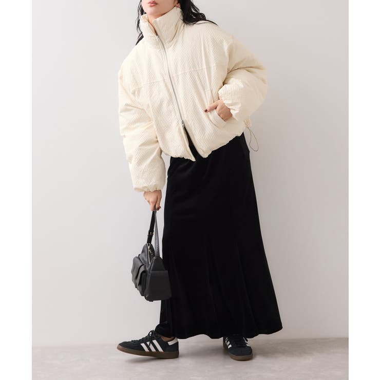 【WEB限定】軽くてあたたかいパディングショートボリューム中綿ブルゾン | VIS  | 詳細画像11 