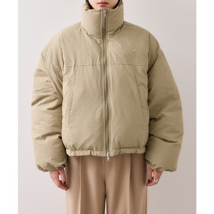 【WEB限定】軽くてあたたかいパディングショートボリューム中綿ブルゾン | VIS  | 詳細画像27 