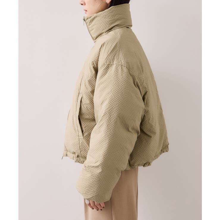 【WEB限定】軽くてあたたかいパディングショートボリューム中綿ブルゾン | VIS  | 詳細画像28 