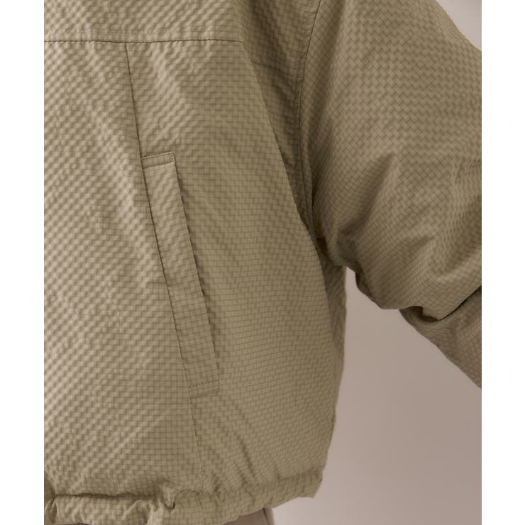 【WEB限定】軽くてあたたかいパディングショートボリューム中綿ブルゾン | VIS  | 詳細画像32 