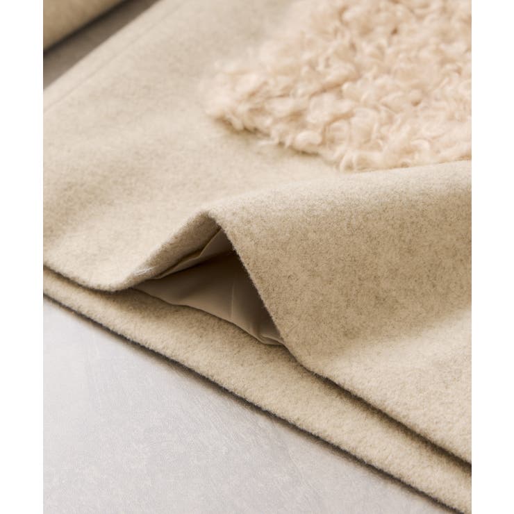 【WEB限定】ボアポケットノーカラーコート | VIS  | 詳細画像32 