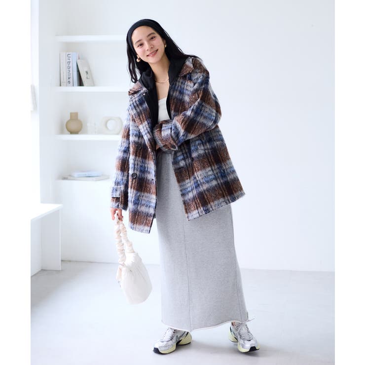 【WEB限定】バックフリルライトフードブルゾン | VIS  | 詳細画像12 