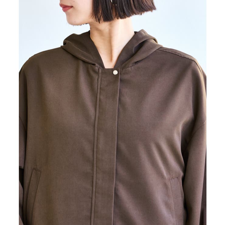 【WEB限定】バックフリルライトフードブルゾン | VIS  | 詳細画像25 