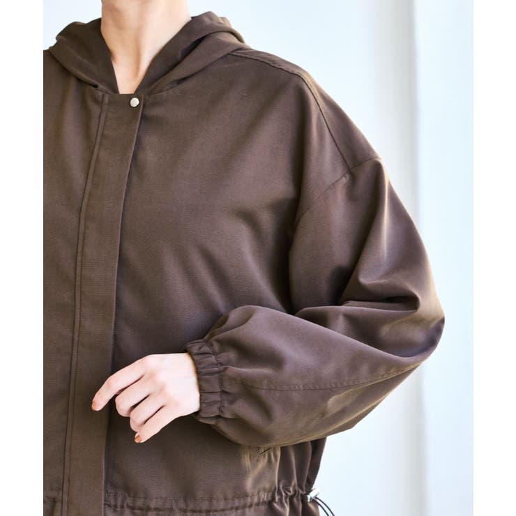 【WEB限定】バックフリルライトフードブルゾン | VIS  | 詳細画像26 