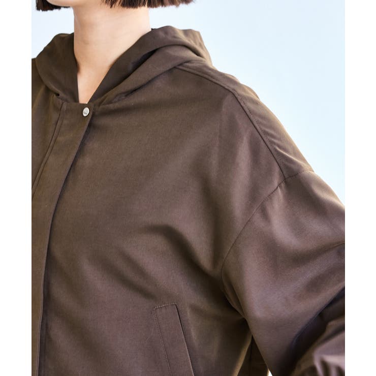 【WEB限定】バックフリルライトフードブルゾン | VIS  | 詳細画像28 