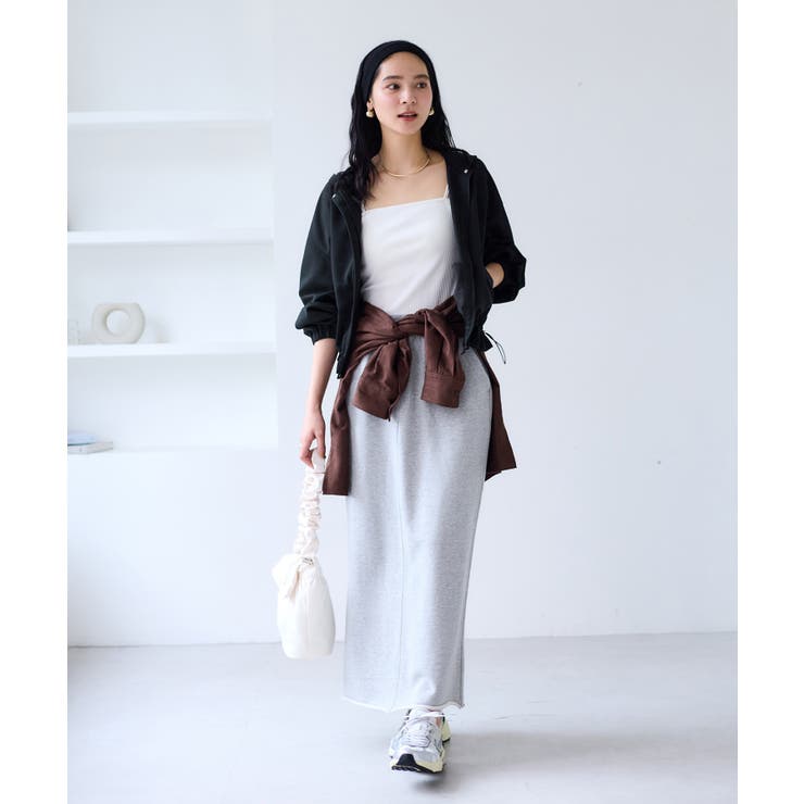 【WEB限定】バックフリルライトフードブルゾン | VIS  | 詳細画像8 