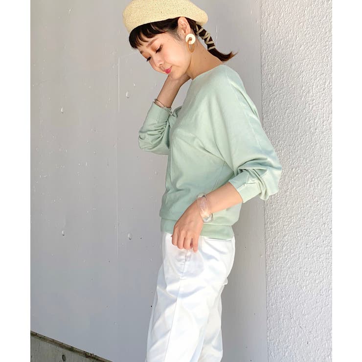 【店舗限定】天竺編みドルマンプルオーバー | VIS  | 詳細画像9 