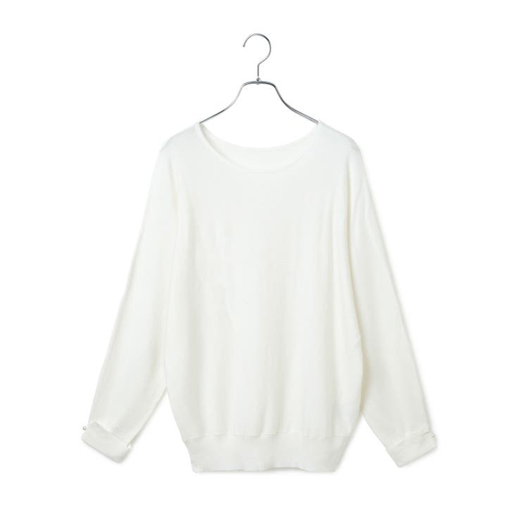 ホワイト系(11) | 【店舗限定】天竺編みドルマンプルオーバー | VIS 